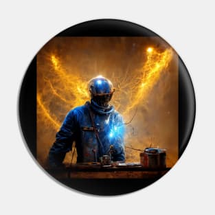 welding man Pin