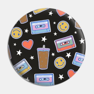 Happy Pattern Pin