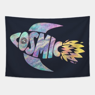 Cosmic Spaceship Tapestry