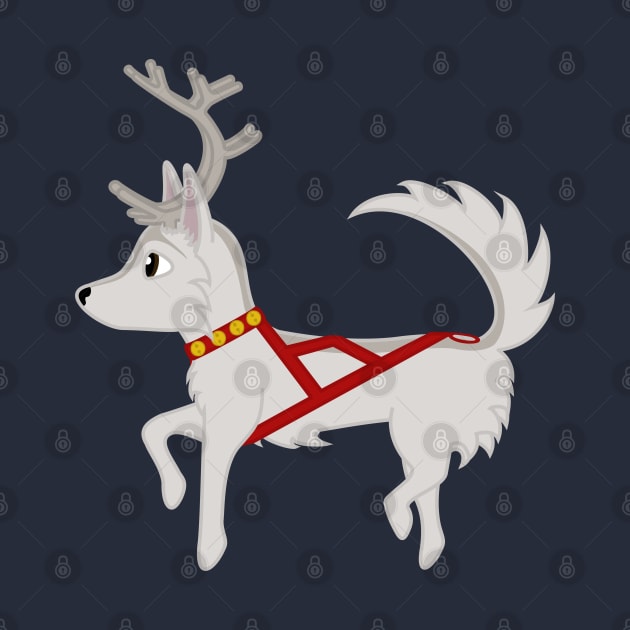 Prancer the Reindeer Puppy by Snow Paw Treasures