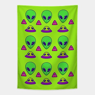 Alien Encounter Edition Tapestry