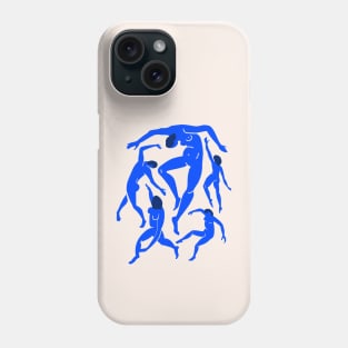 The Dance 3 | Henri Matisse - La Danse | Ultramarine Blue Phone Case