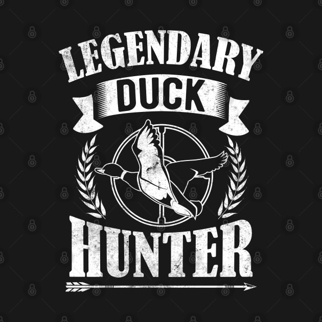 Retro Vintage Style Legendary Duck Hunting Gift For Hunter by HCMGift