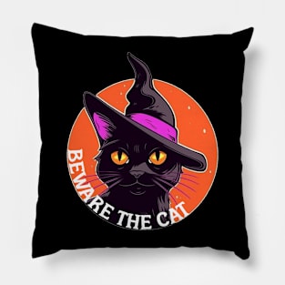 Beware the Cat Pillow