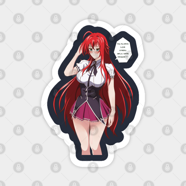 Rías Gremory Fanart From High School Dxd High School Dxd Magnet