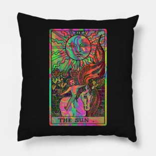 XIX. The Sun Tarot Card | Psychedelic Pillow