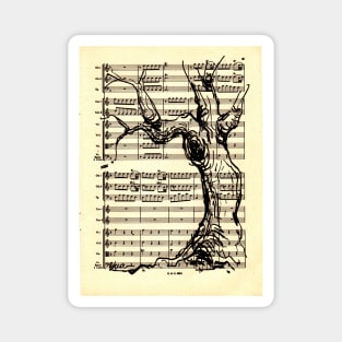 Handel Water Music Tree #1 Magnet