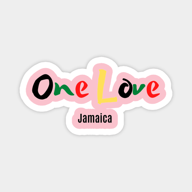 One Love (Color) Magnet by DAPFpod