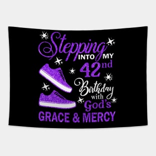 Stepping Into My 42nd Birthday With God's Grace & Mercy Bday Tapestry