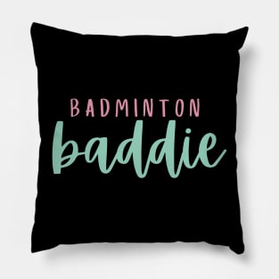 Badminton Baddie Pillow