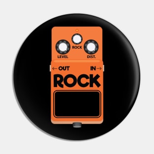 Guitar Rock Effects Pedal Pin