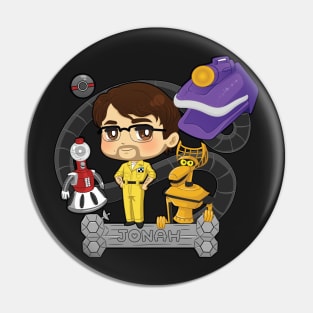 Jonah and the Bots Pin