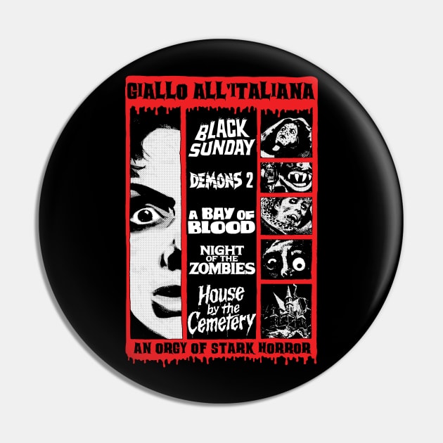 Giallo All'Italiana Pin by MondoDellamorto