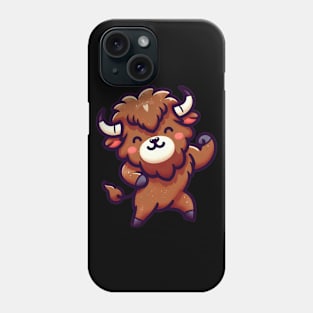 Kawaii Bison Dancing Phone Case