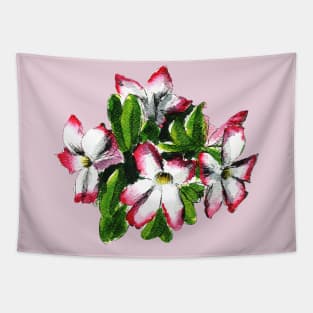 Dessert Rose Flowers Watercolor Painting Tapestry