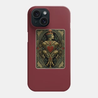 Jack of Hearts Art Nouveau Style Phone Case