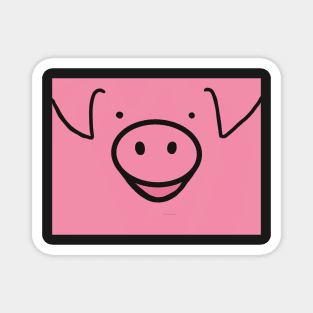 Pink Piggy Magnet