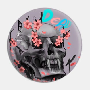 Dead Love Skull Pin