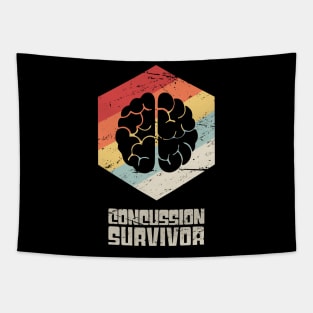 Retro - Get Well Gift Cracked Skull Concussion Tapestry