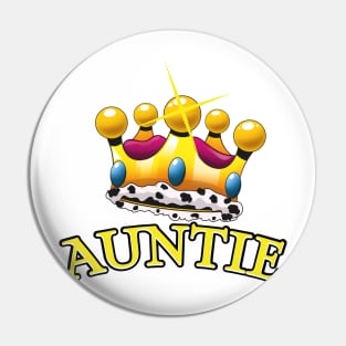 Aunt Golden crown Pin