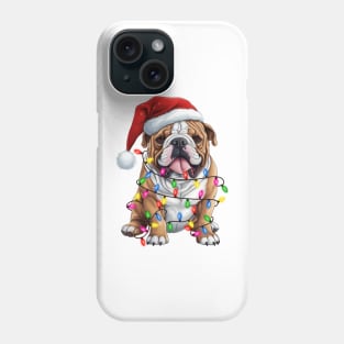 Christmas Bulldog Phone Case