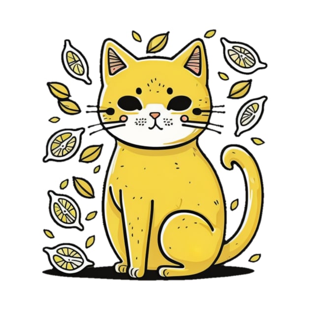 Lemon cat by PawPrints & Beyond