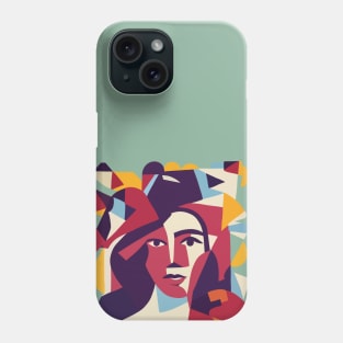 Camilla - Cubism Portrait Phone Case