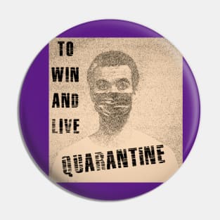 Quarantine T-shirt Pin