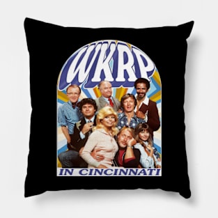 wkrp in cincinati cinema film vintage Pillow