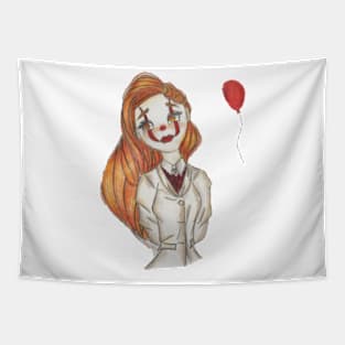 Clown girl Tapestry
