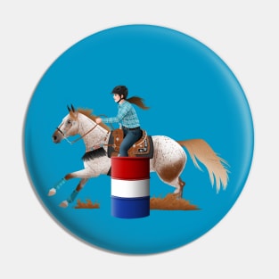 Appaloosa Barrel Racer - Equine Rampaige Pin