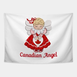 Canada Day Angel Tapestry