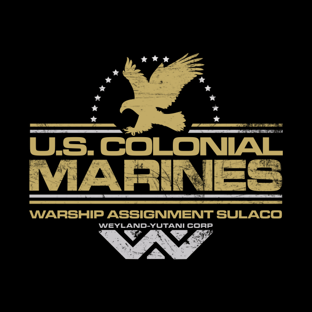 COLONIAL MARINES VALOR SHIRT by 3Zen Media