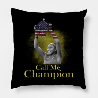 coco gauff Pillow