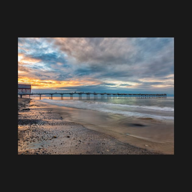 Saltburn Pier Sunset by Reg-K-Atkinson