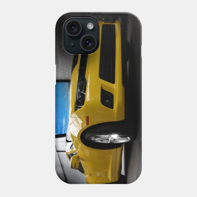 Chevrolet Camaro 2015, yellow Phone Case by hottehue