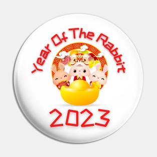 Year Of the Rabbit Chinese Zodiac Lunar New Year Pin