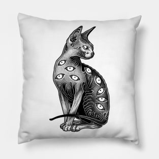 Cats see everything Pillow