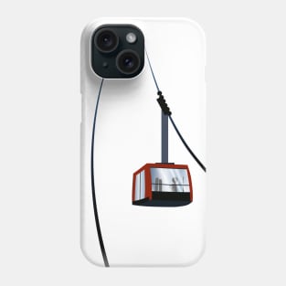 Cable car illustration leewarddesign Phone Case