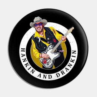 Retro Vintage Hank Jr Day Gift Pin