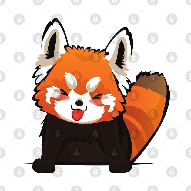 Cuteness Overload Baby Red Panda by JuanesArtShop