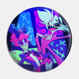 Lucifer Hazbin Hotel Pins and Buttons | TeePublic