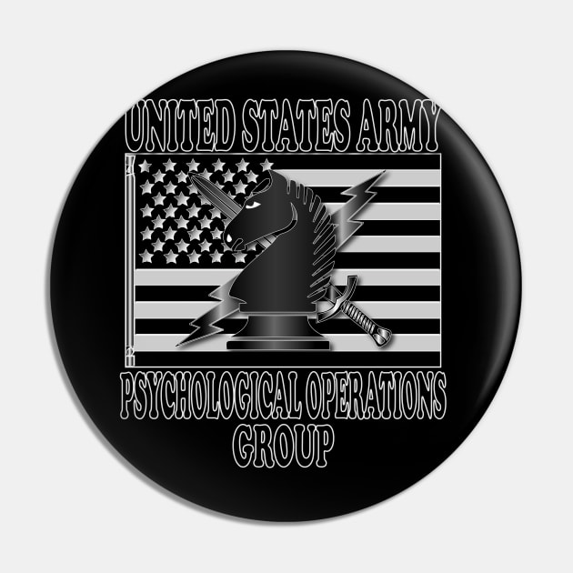 Psychological Operations Group Pin by Relaxed Lifestyle Products