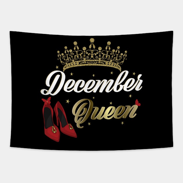 February Queen Birthday for women Tapestry by Spreadlove