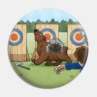 Dumb Bear - Axe Throwing Pin