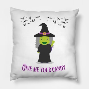 give me your candy for the halloween lovers Pillow