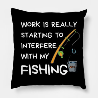 Funny Fishing Quote Pillow