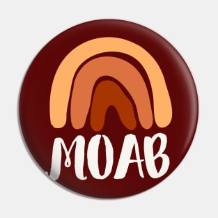 Moab Utah Boho Rainbow Arches National Park Pin