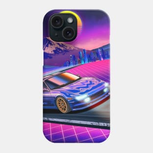 Toyota MR2 SW20 (1989) Synthwave Phone Case