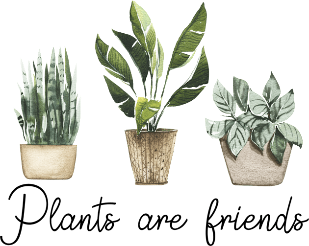 plants are friends Kids T-Shirt by zeevana